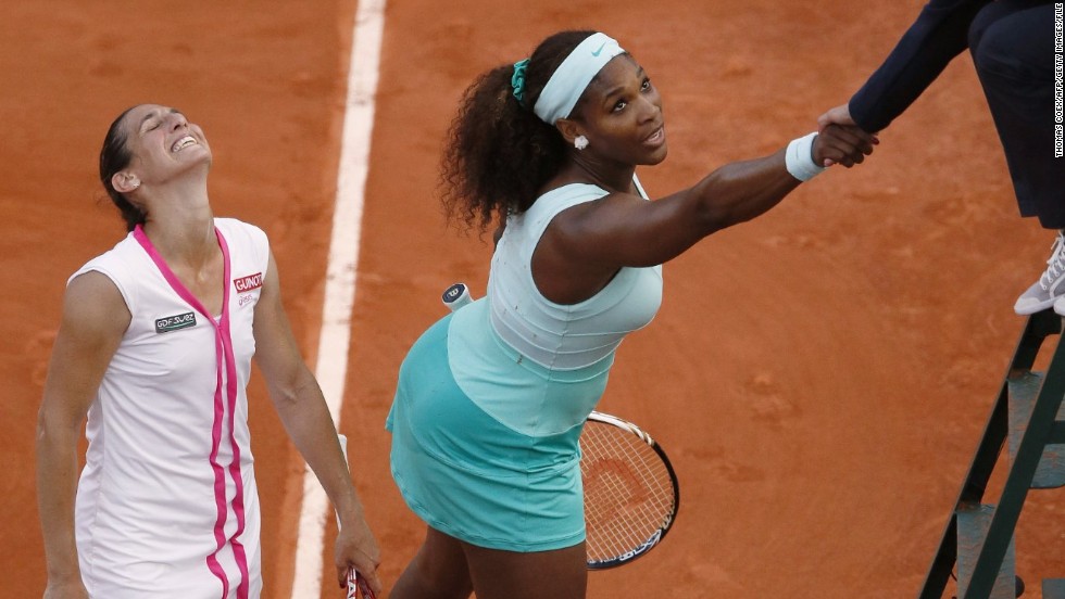 One of the lowest moments of Serena&#39;s career came with a first round defeat to unseeded opponent Virginie Razzano at the French Open in 2012. It led many to wonder whether she could recapture the glorious heights of yesteryear.
