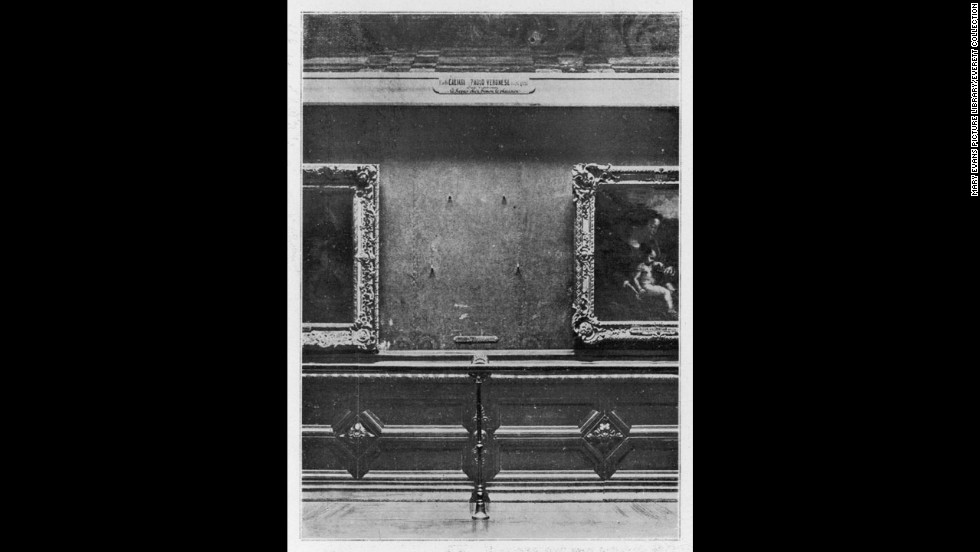 It would be 24 hours before someone noticed the painting was missing. Artwork was often removed to be photographed or cleaned.