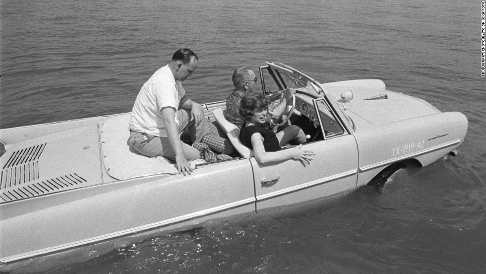 Lyndon B. Johnson kept a collection of vehicles at his ranch in Texas. Among them was the &lt;a href=&quot;http://www.nps.gov/lyjo/planyourvisit/presidentialvehicles.htm&quot; target=&quot;_blank&quot;&gt;Amphicar&lt;/a&gt;, a civilian amphibious passenger car produced in the 1960s.