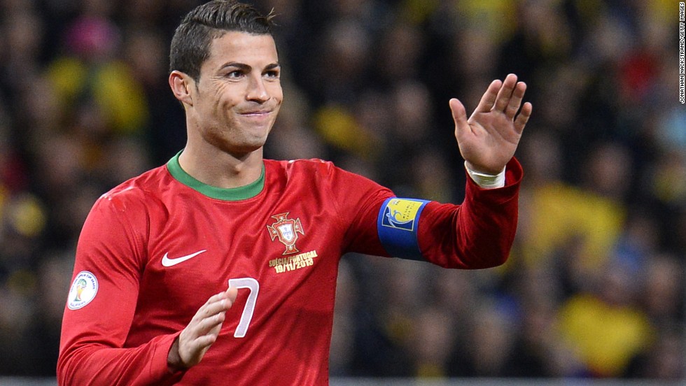 Cristiano Ronaldo&#39;s hat-trick fired Portugal into the 2014 World Cup after his side defeated Sweden in the playoffs. Ronaldo is the country&#39;s joint-top scorer with Pauleta on 47 goals.