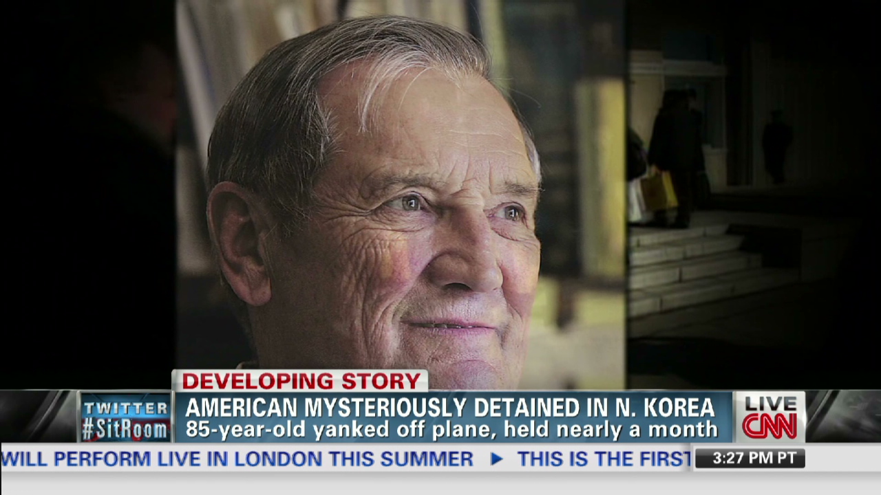 Korean War Vet Detained By Pyongyang Cnn Video