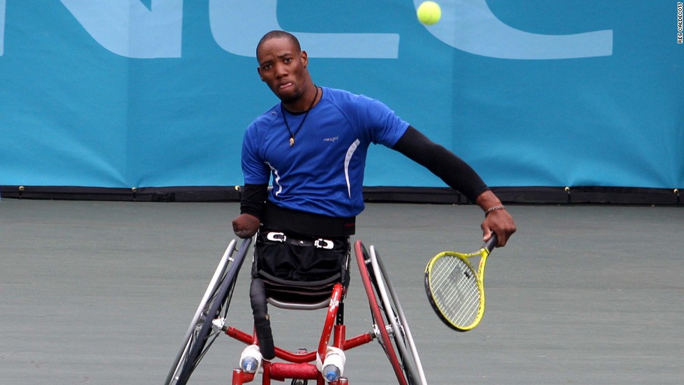 He played his first international tournament in the Netherlands -- the home of wheelchair legend Esther Vergeer -- in 2006. In his first match he was &quot;double bageled&quot; 6-0 6-0. 