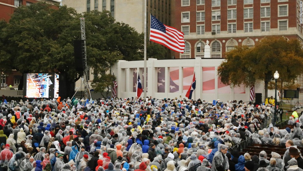 John F Kennedy Greets Crowd In Fort Worth Texas 11x14 Silver Halide Photo Print
