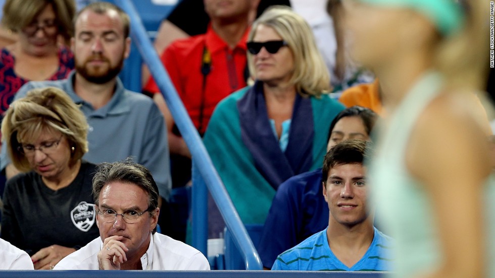 After cutting ties with Thomas Hogstedt, Sharapova hired former No. 1 Jimmy Connors, left, as her coach. But their partnership lasted a mere one match.  