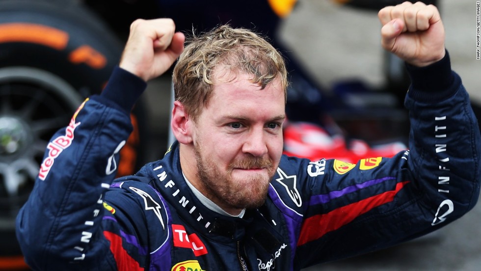 Sebastian Vettel completed his ninth straight victory and 13th of a triumphant 2013 season at the Brazilian Grand Prix at Interlagos. 
