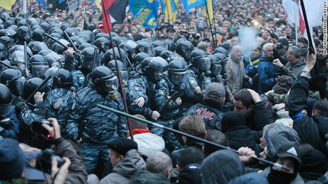 Demonstrations in Ukraine over EU deal