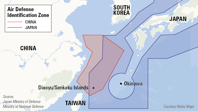 Why China S Air Zone Incensed Japan U S Cnn