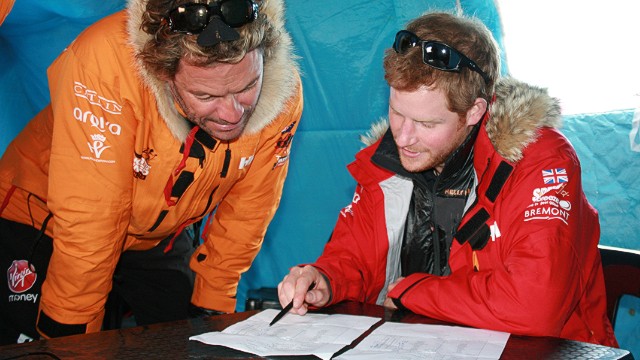 Prince Harry reaches the South Pole