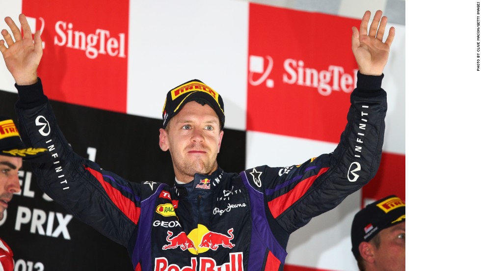 Not everyone has been so happy about Vettel&#39;s dominace. The German was booed on the podium after another dominant victory at the Singapore Grand Prix.