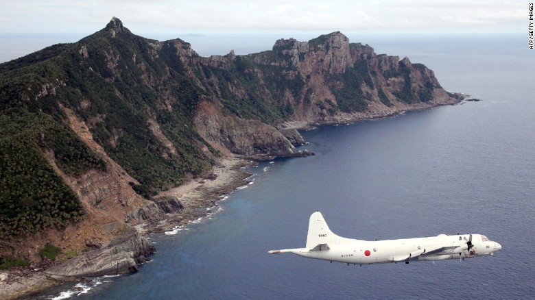 A file photo of the Senkaku/Diaoyu islands in the East China Sea.