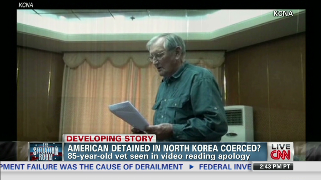 American Detained In North Korea Coerced Cnn Video