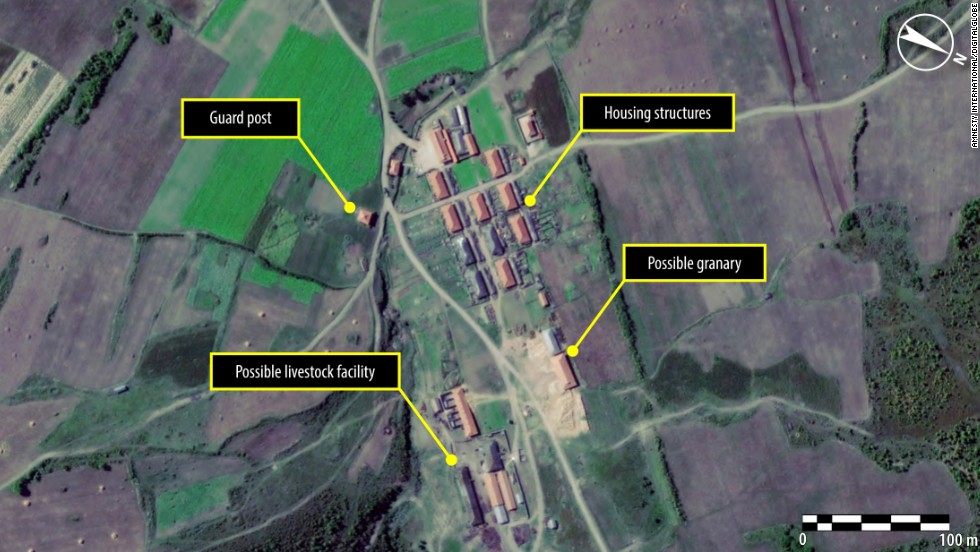 Image result for satellite photos of north korea prison camps