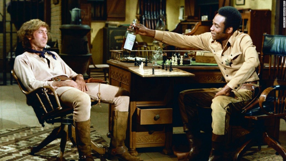 Mel Brooks directed two of the year&#39;s most popular films: &quot;Blazing Saddles,&quot; with Gene Wilder, left, and Cleavon Little; and &quot;Young Frankenstein.&quot;