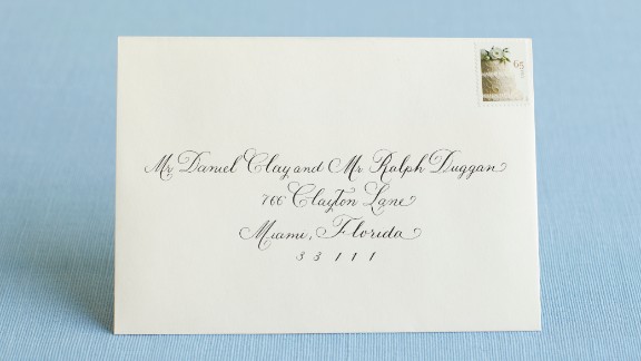addressing an envelope to a married couple