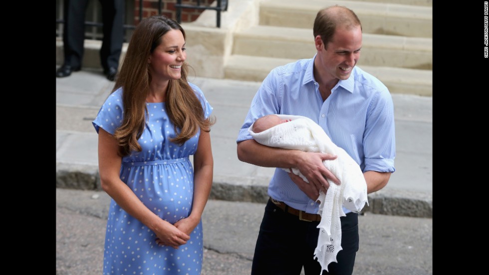 Catherine, Duchess of Cambridge, and Prince William depart with their newborn son Prince George at St. Mary&#39;s Hospital on July 23 in London. Many remarked that Catherine didn&#39;t appear to be trying to hide or obscure her midsection post-birth.