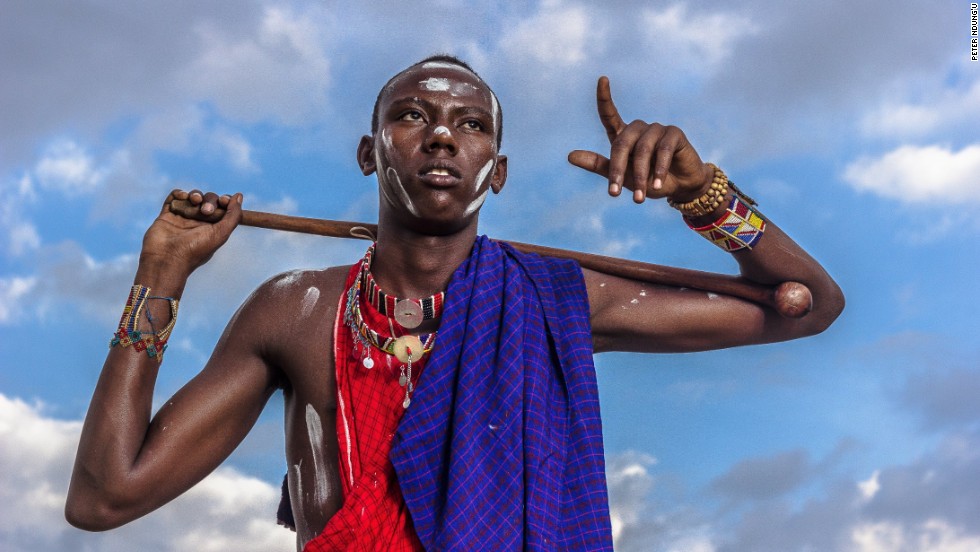 Peter Ndung&#39;u said of his photo: &quot;Every Kenyan can relate to a Maasai as being part of the Kenyan cultural groups and traditions. Local tourists and international tourists are familiar with them and their popular dance that involves high jumps. They, in my opinion, form a strong part of the culture of our national heritage.&quot;