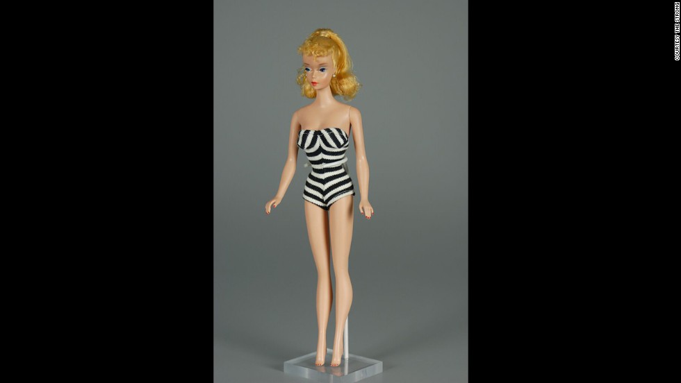 This Barbie Doll by Mattel in 1960 doesn&#39;t look quite the same as the ones today (less pink). 