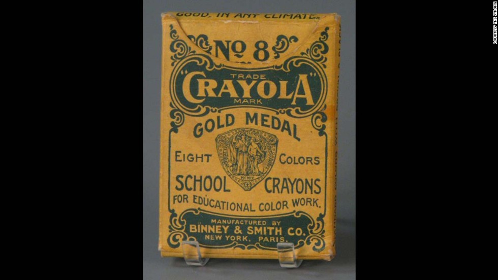 No. 8 Crayola School Crayons by The Binney &amp;amp; Smith Company (Crayola) circa 1905. Edwin Binney and C. Harold Smith started out producing pencils and chalk for classrooms. It wasn&#39;t until 1903 that they introduced the first box of eight Crayola crayons for 5 cents. 