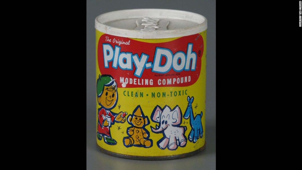The Original Play-Doh Modeling Compound by Rainbow Crafts, Inc in 1962. Originally, Play-Doh was meant to be wallpaper cleaner. By the mid-1950s, the product went from the color white, to red, blue and yellow and into nearly every playroom in America.