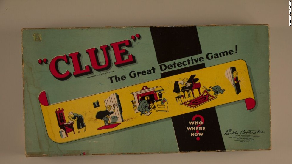 Clue: The Great Detective Game! by Parker Brothers in 1949. Purchased in 1948 by Parker Brothers, it was originally published in England and was called Cluedo. 
