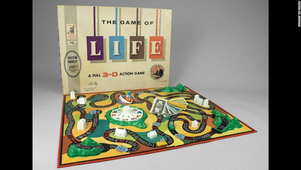 The Game of Life dates back to the 19th century and was issued in its modern form (more or less) in the 1960s. TV host Art Linkletter used to be on some of the money.
