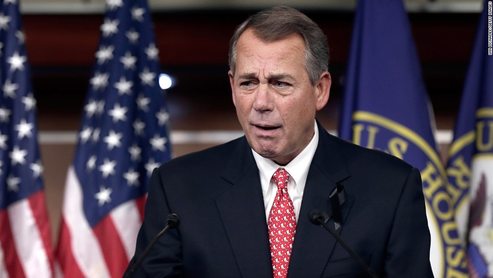 Boehner blasts conservative groups during a press conference in December 2013 after passing a compromise budget deal aimed at removing the threat of another government shutdown. Fed up with criticism from conservative advocates, Boehner said they were &quot;misleading their followers.&quot; He followed up with: &quot;Frankly, I just think that they&#39;ve lost all credibility.&quot;