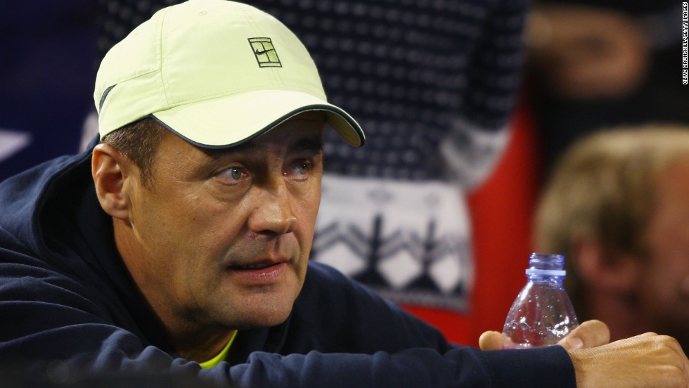 Tomic&#39;s father and coach John, pictured, received an eight-month suspended sentence in September after he head-butted the player&#39;s former hitting partner Thomas Drouet. He has been banned from attending tournaments. 