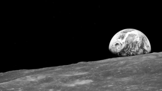 This 1968 image of the Earth rising over the moon is among the first ever photos of our planet taken by humans from deep space.