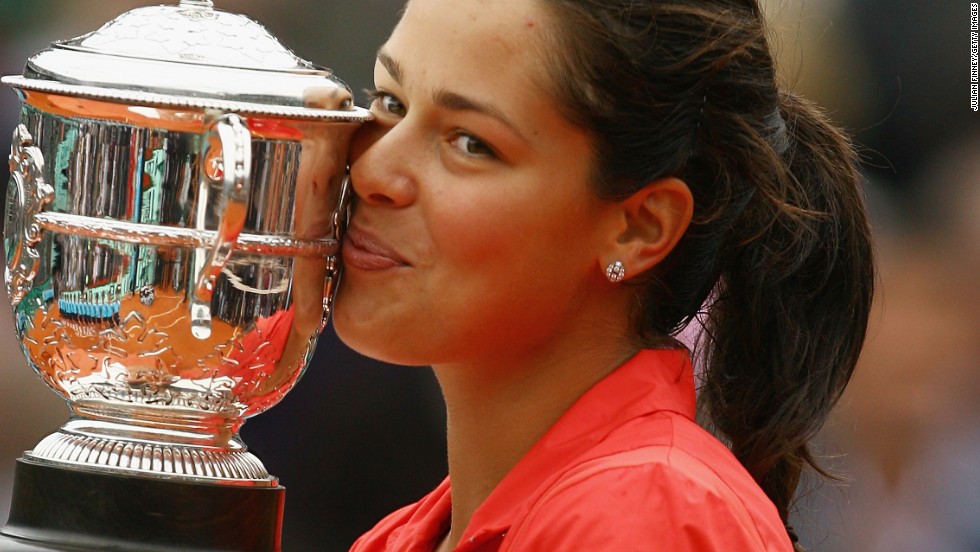 Three years later, the Serbian clinched her maiden grand slam with a win at the French Open in 2008 and was the world No. 1 for the first time in her career. 