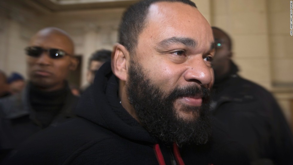In November, Dieudonne M&#39;Bala M&#39;Bala was fined 28,000 euros ($38,591) for defamation, insults, incentive to hate and discrimination for remarks he made and a song broadcast in two videos on the internet.