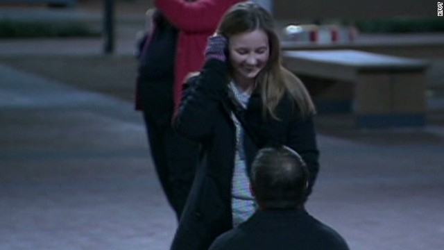 Surprise Proposal Caught On Camera Cnn Video