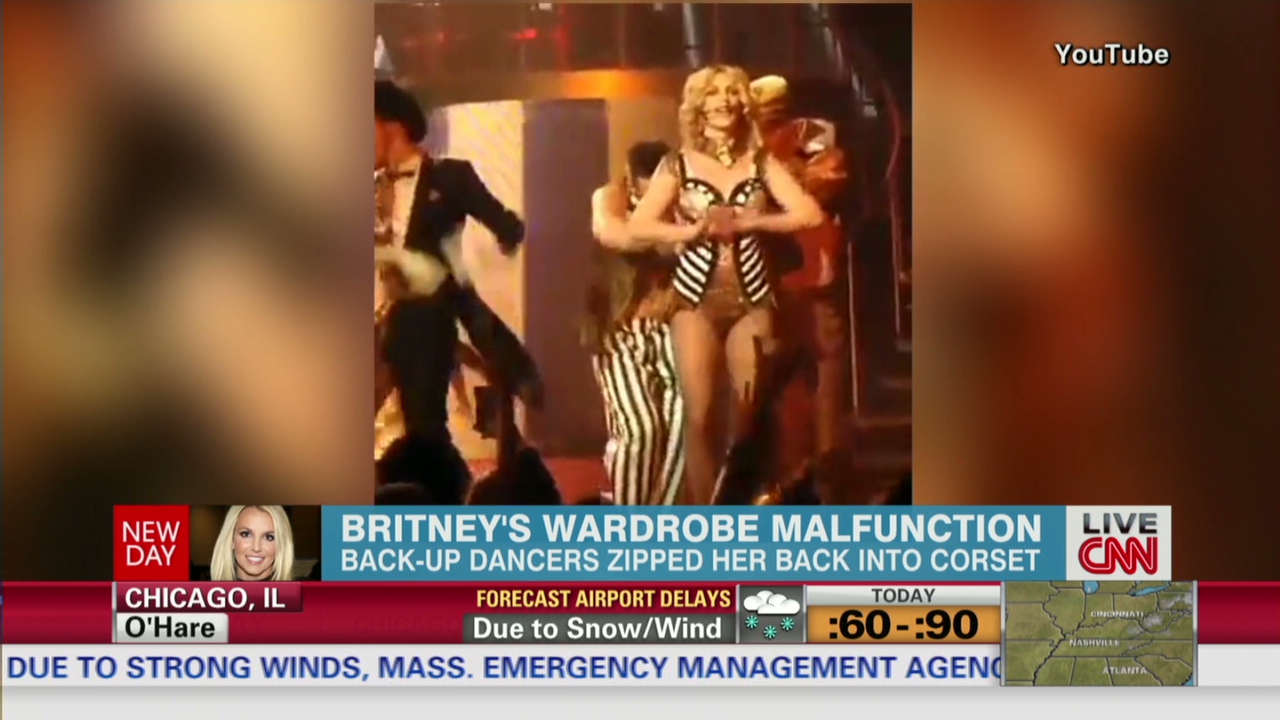 See Britney Spears Wardrobe Malfunction Cnn Video