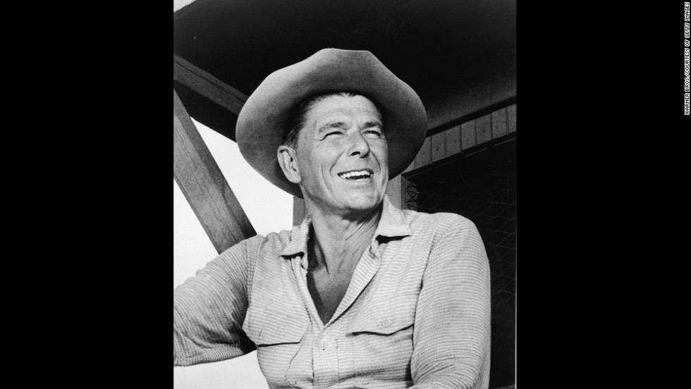 Probably the most famous of all actors-turned-politicians, Ronald Reagan made more than 50 movies before being elected governor of California and eventually U.S. president for two terms, 1981-1989. He&#39;s pictured here in the TV show &quot;Death Valley Days&quot; in 1965.