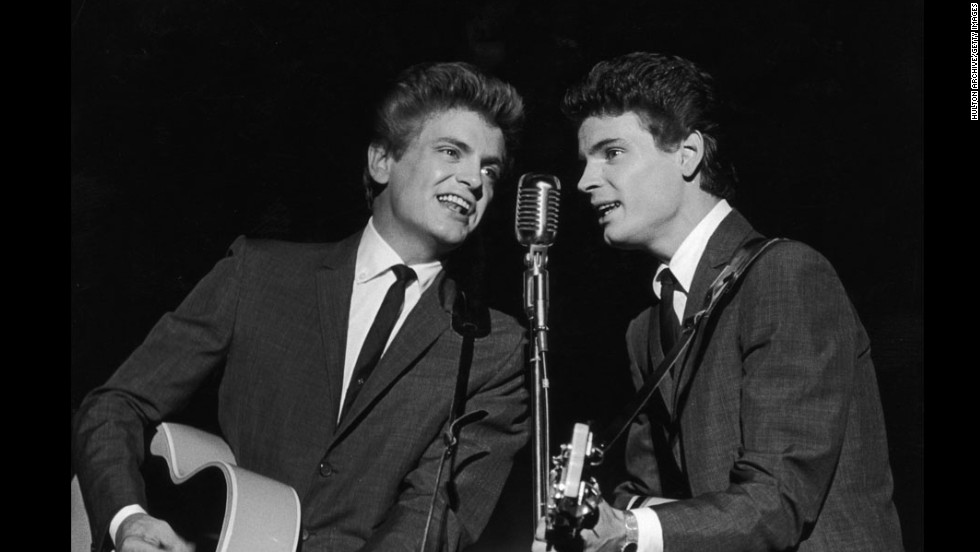 Singer &lt;a href=&quot;http://www.cnn.com/2014/01/03/showbiz/singer-phil-everly-dies/index.html&quot;&gt;Phil Everly&lt;/a&gt;, left -- one half of the groundbreaking, smooth-sounding, record-setting duo the Everly Brothers -- died on January 3, a hospital spokeswoman said. He was 74.