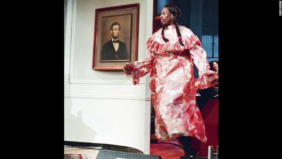 Rodman appears on &quot;The Tonight Show with Jay Leno&quot; in 1998.