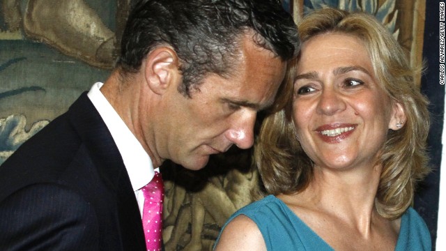 Princess Cristina and her husband, Inaki Urdangarin, in Palma de Mallorca, Spain, in 2011.