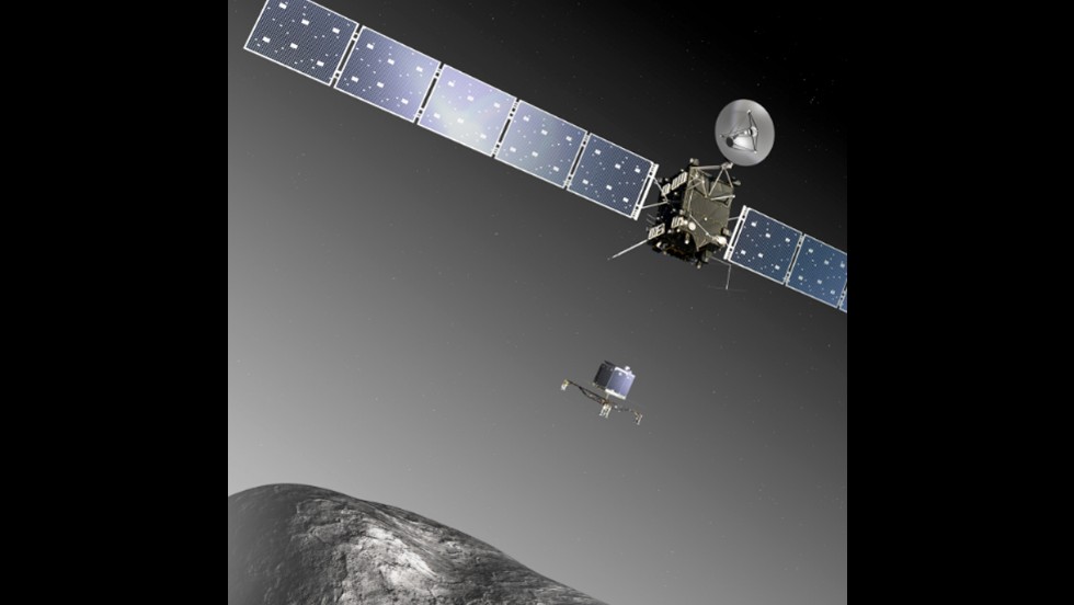 Rosetta prende il nome dalla Stele di Rosetta, il basalto nero che ha fornito la chiave per decifrare i geroglifici egiziani. Gli scienziati pensano che la missione darà loro nuovi indizi sulle origini del sistema solare e della vita sulla Terra. La missione è guidata dall'Agenzia Spaziale Europea con il supporto chiave della NASA.