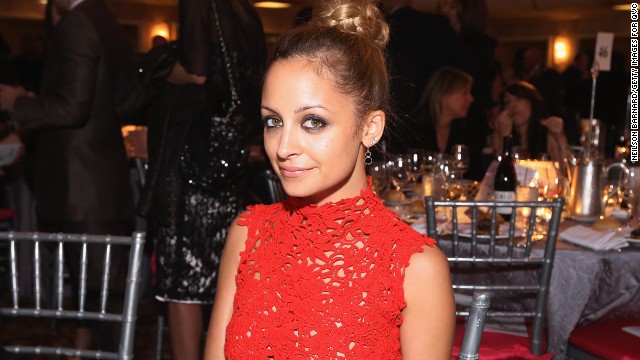 Nicole Richie accidentally lit her hair on fire blowing out her birthday cake candles