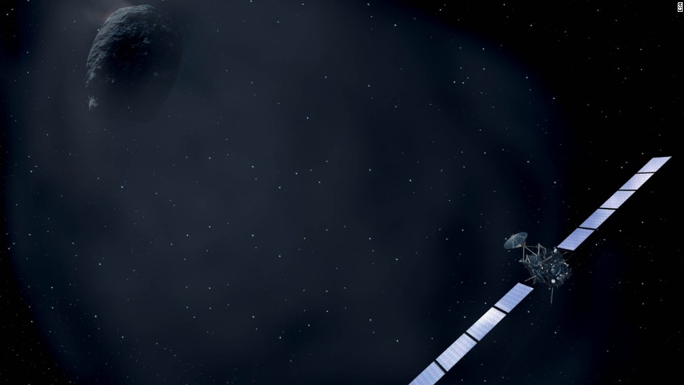 Dopo aver scattato foto di Terra, Marte e asteroidi, Rosetta è stata messa in ibernazione nel maggio 2011 dopo aver raggiunto la parte esterna del sistema solare. I responsabili della missione l'hanno svegliata il 20 gennaio 2014.