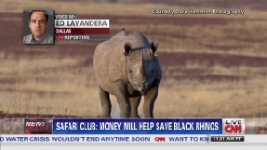 Can hunter save black rhinos by killing one in Namibia? - CNN