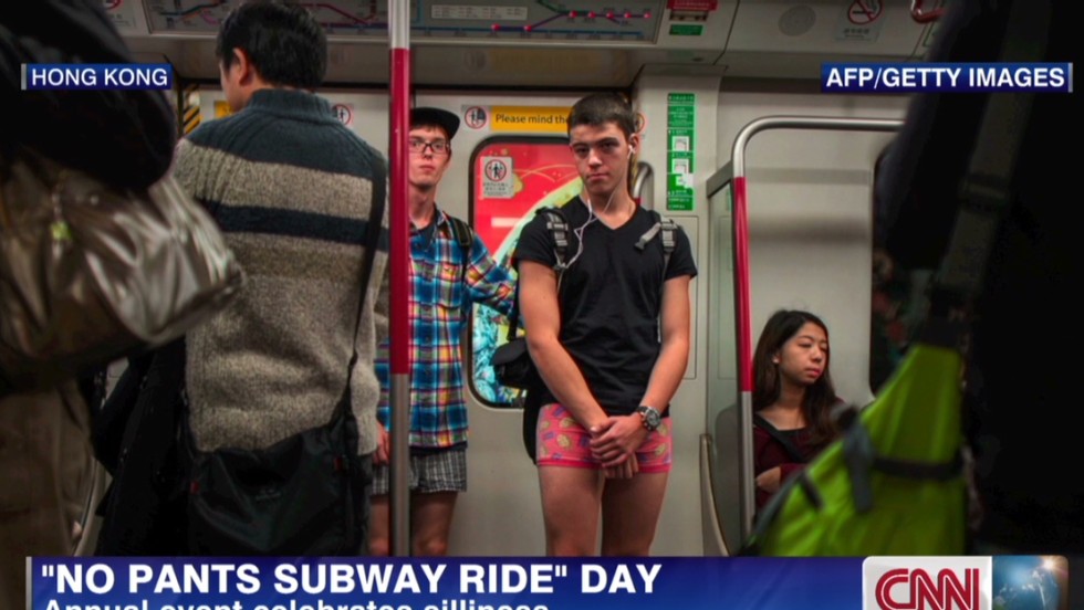 Legs Bared On No Pants Subway Ride Day Cnn Video