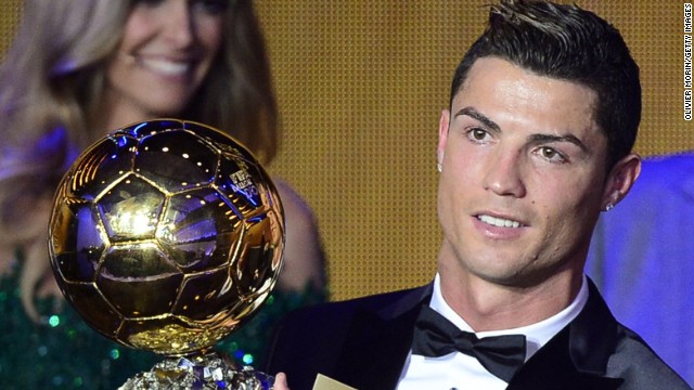 Cristiano Ronaldo wins 2013 Ballon d&#39;Or