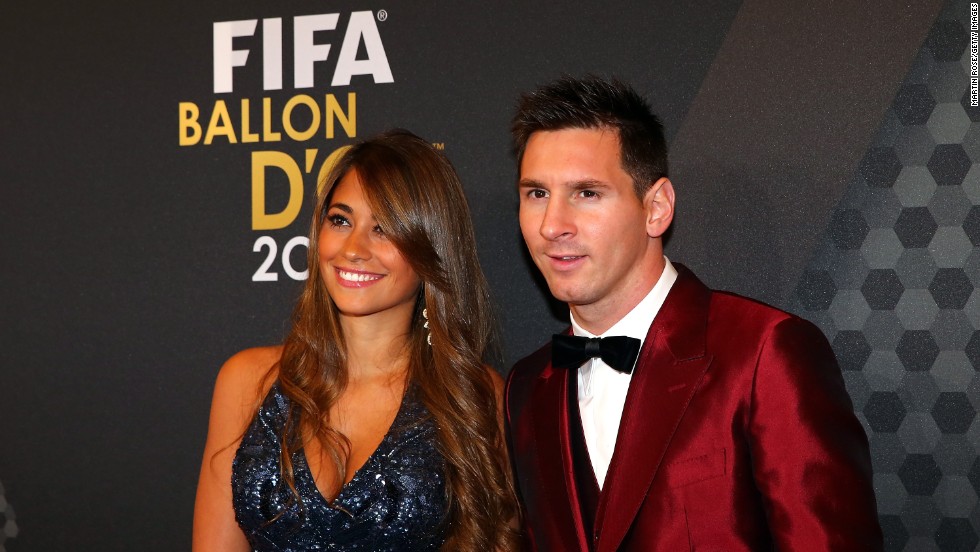 For the first time in five years, Lionel Messi - seen here alongside partner Antonella Roccuzzo - is no longer the world&#39;s best in FIFA&#39;s eyes. The Argentine, who scored 42 goals in 45 games in 2013, paid a price after suffering an injury during voting time. 