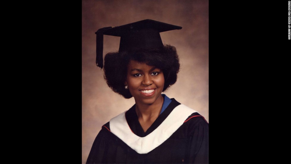 Obama graduated from Princeton University in 1985. She received a bachelor&#39;s degree in sociology and minored in African-American studies.