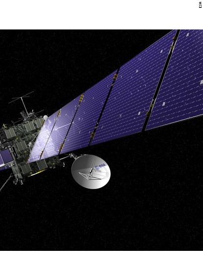 Rosetta probe due to wake for comet mission