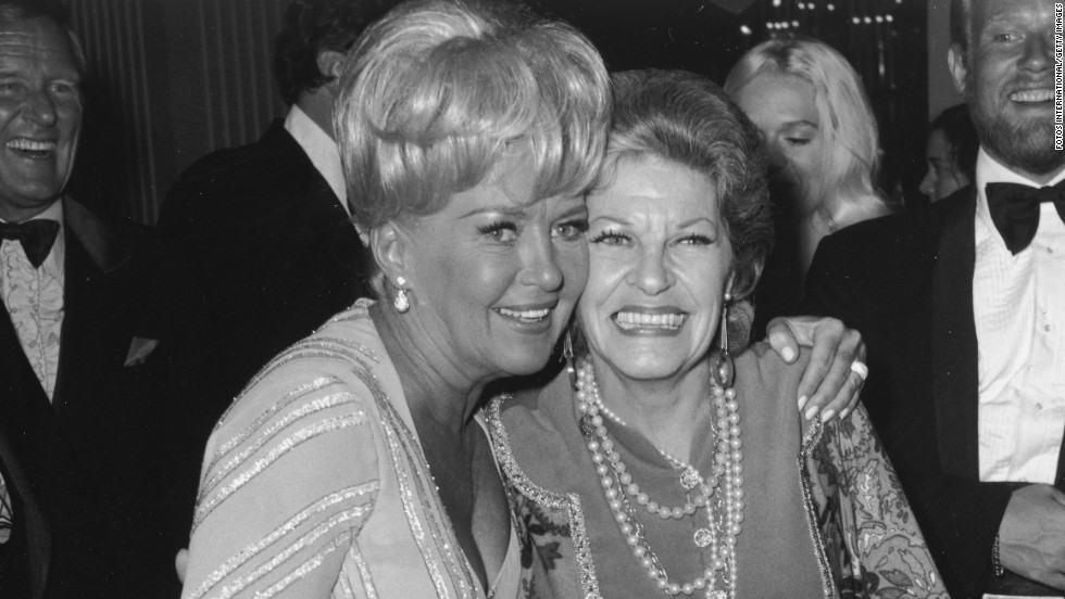 Martha Raye (1973), at right with Betty Grable.