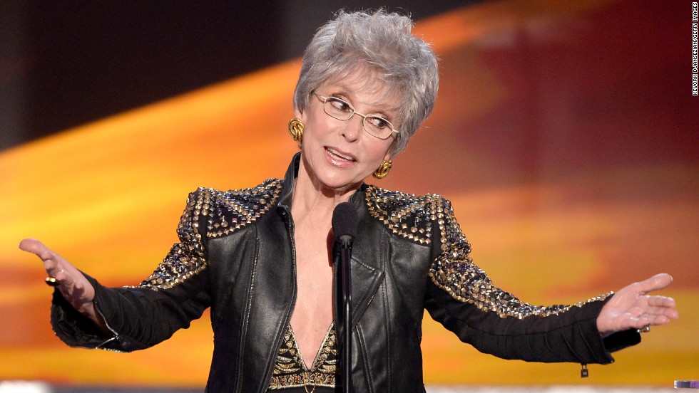 On January 16 at the 2014 SAG Awards, Rita Moreno was presented with the coveted life achievement award. 