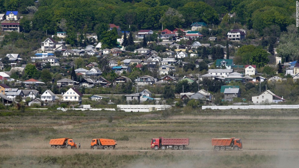Construction vehicles travel along the Imeretinskaya Valley, the site of Olympic facilities for the 2014 Winter Olympics in Sochi, in April 2009. &lt;br /&gt;Ice events will be held in a &quot;cluster&quot; near the Black Sea in the Imeretinskaya Valley. The second &quot;cluster&quot; will be for skiing and sliding events and will be held in the Krasnaya Polyana Mountains.  