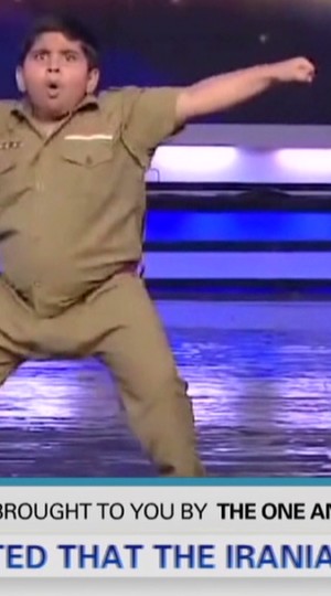 fat indian kid dancing