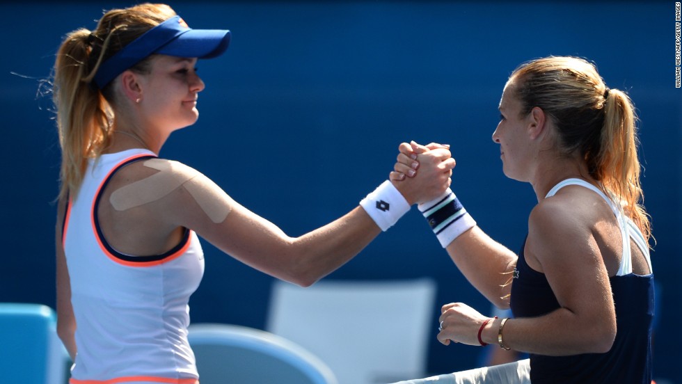 By beating Poland&#39;s Agnieszka Radwanska (left) in the semifinals, Cibulkova eclipsed her best ever run in a grand slam tournament. In 2009, she reached the semifinal of the French Open but lost to Russia&#39;s Dinara Safina.  